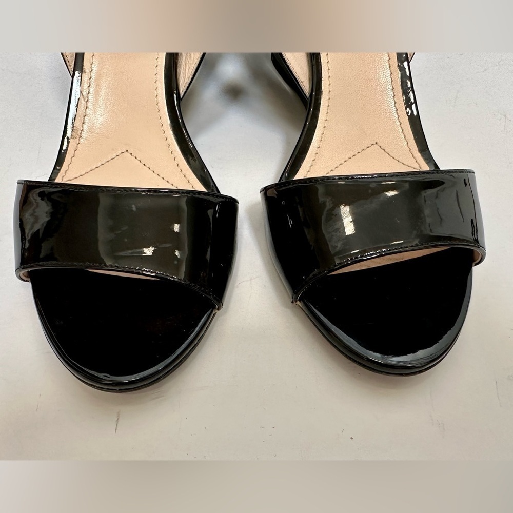 Prada Patent Leather Wedge Sandal size 38 - Picture 5 of 6